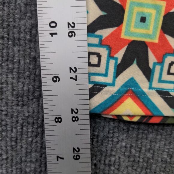 Lularoe Leggings Womens Size TC2 Rainbow Geometric Pattern Polyester - Picture 5 of 11